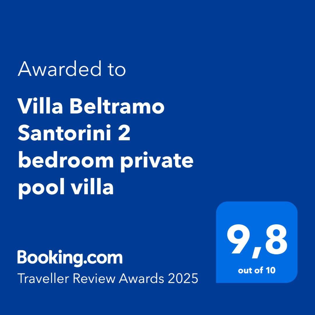 Villa Beltramo Santorini 2 Bedroom Private Pool Villa Foinikia  Exterior photo